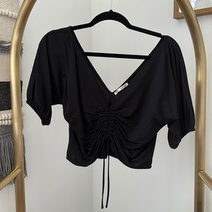 Zara scrunched top